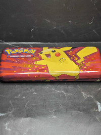 Pokemon Trading Card Tin Pikachu Wide 