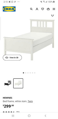 IKEA Hemnes Twin bed