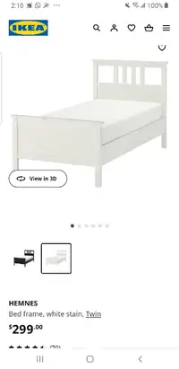 IKEA Hemnes Twin bed
