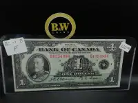 1935 Canada $1 BC-1 B F Banknote!!!!