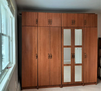 Quality Modular Wardrobe/Closet system, 12 door