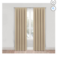Mainstays black out panel curtain and rod