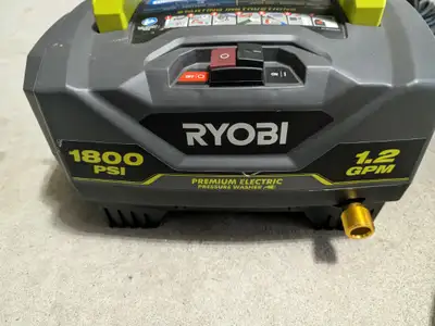 Ryobi 1800 PSI portable Pressure washer like new condition, View more