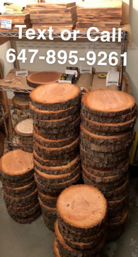 Natural Tree Slices / Wood Rounds / Wood Discs
