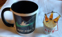 Fishing Mug & Xmas ornament