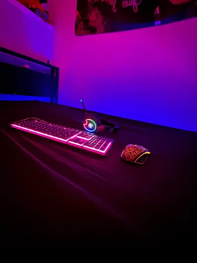RGB Gaming Setup Bundle – Keyboard, Mouse & Headset, View more