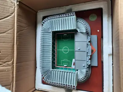 Celtic FC Replica Stadium With Leather Ball & Display Case, View more