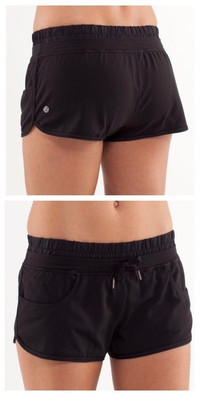 Lululemon Athletica Strength and Tone Short, Black, Size 2