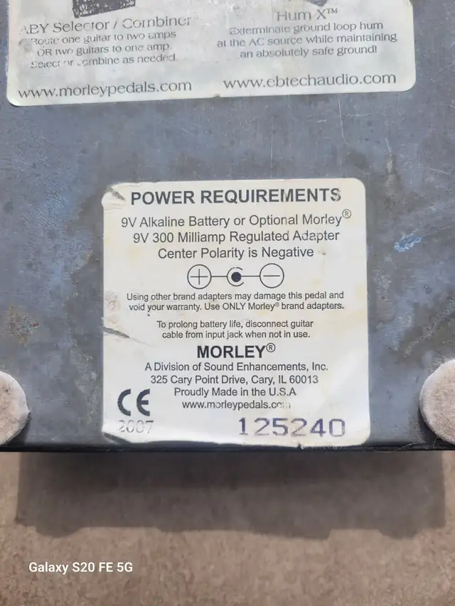 MORLEY WAH PEDAL in Amps & Pedals in New Glasgow - Image 5