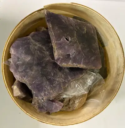 Box of amethyst for hobbiest, View more
