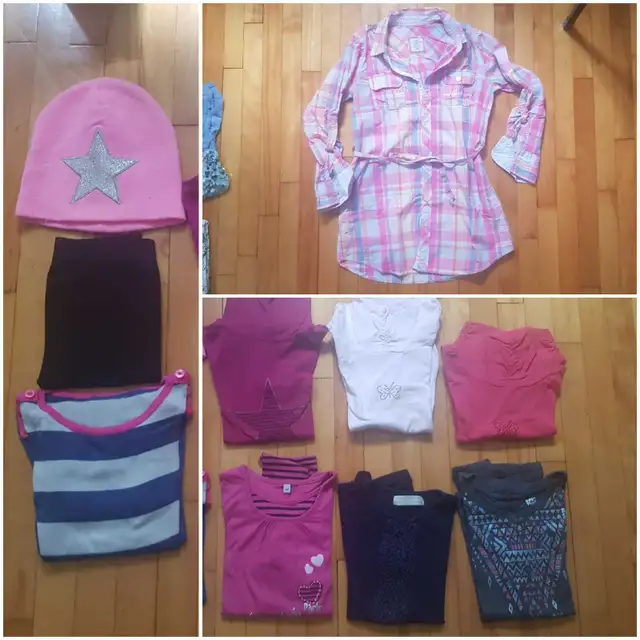 Lot 10 vêtements fille 8-10 ans 140cm / Girl clothes 8-10 y-o in Kids & Youth in City of Montréal - Image 2