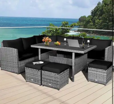 Wicker Patio Dining Set, View more
