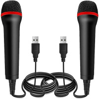 2Pack 13ft Wired USB Microphone for Xbox Nintendo Playstation