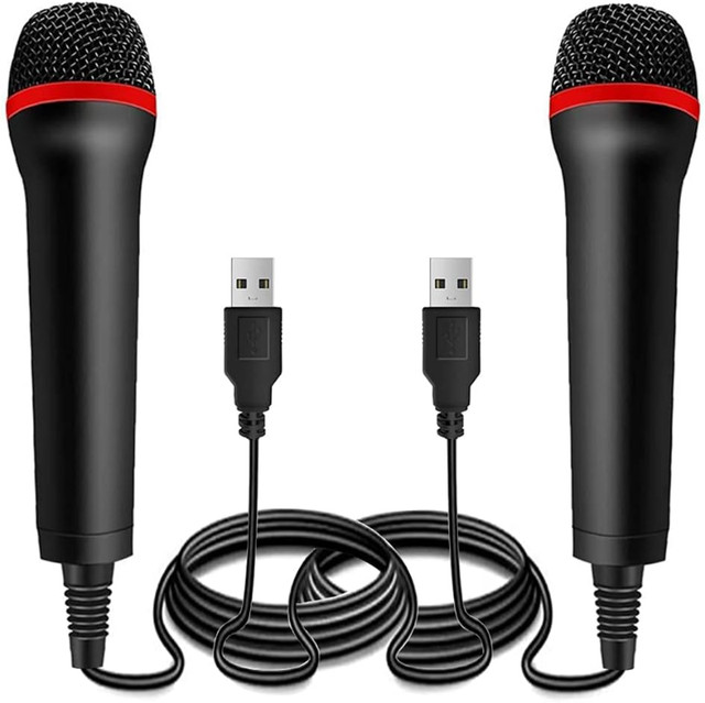 2Pack 13ft Wired USB Microphone for Xbox Nintendo Playstation in Other in Markham / York Region