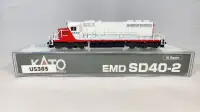 Kato N Scale Custom CP Rail "Ex SOO Line" SD40-2 Loco Road #6620