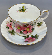 Prairie Rose Royal Albert tea cup and saucer- Made in England $2