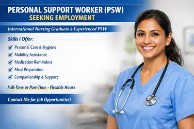 personal support worker job needed (not hiring), View more