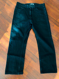 Uniqlo U  x christophe Lemaire black denim jeans men’s size 32