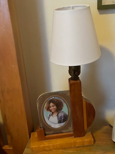 Unique Vintage Lamp/photo Frame, View more