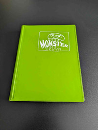 Green Monster Card Binder (4 Pocket Pages) - read bio