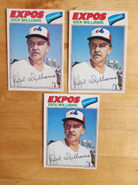 O Pee Chee 1977 Baseball - Dick Williams