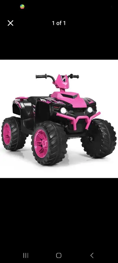 Honey Joy 12 Volt atv quad. Used ...like new condition.