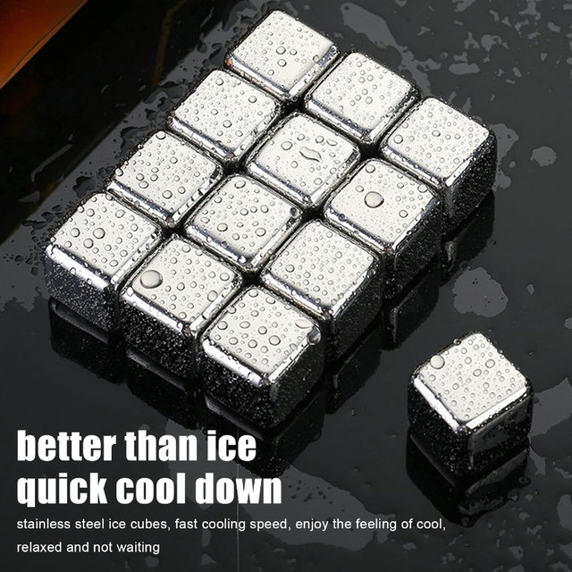 Whiskey Stones 4 Pack,Reusable Ice Cubes, High Cooling Technolo in Other in City of Toronto - Image 3