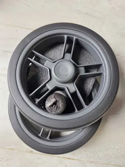 A pair of new rear wheels for Uppababy Cruz stroller, View more