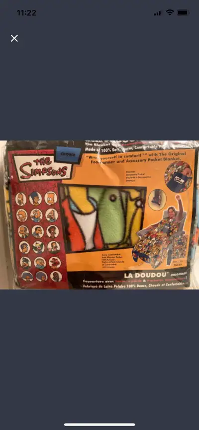 THE SIMPSON , snuggle blanket ,, View more