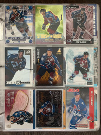 Lot of Joe Sakic Hockey Cards
