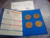 Hostess 1986 commemorative medallions set