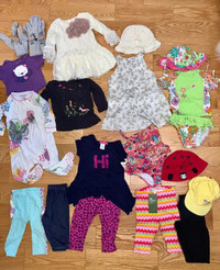 Lot de beaux vêtements bébé fille 9-12 mois été