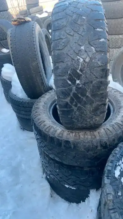 Set of 4 winter tires for sale: GoodYear WRANGLER DURATRAC LT 275/65 R18 123/120Q LOAD RANGE E Set o...