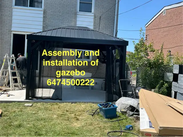assembly of gazebo in Patio & Garden Furniture in Markham / York Region - Image 3