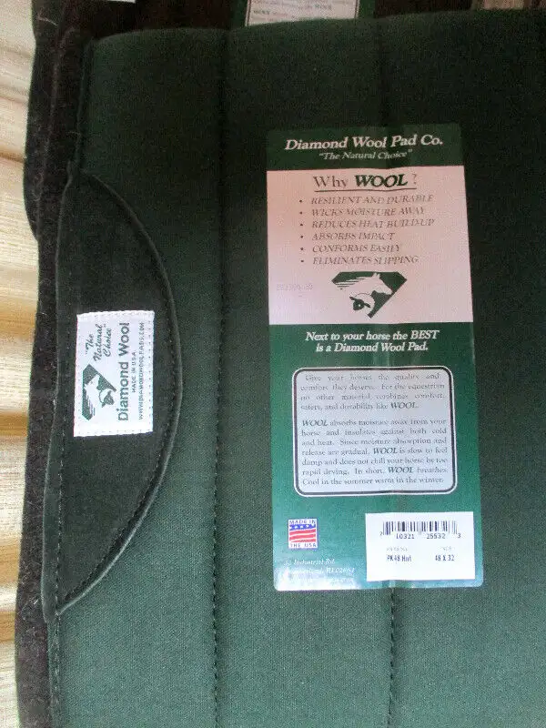 New 1" Wool Felt pack saddle pads, large or smaller at Nov 25/25 in Equestrian & Livestock Accessories in Dawson Creek - Image 5