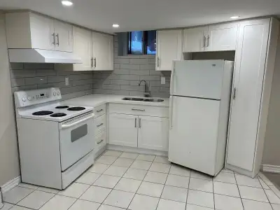 JUST RENOVATED!! Be the first to live in this newly modernized basement apartment in an up-and-comin...