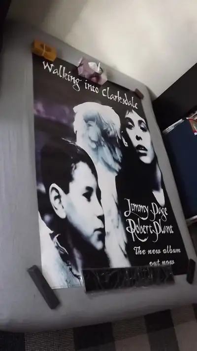 JIMMY PAGE&ROBERT PLANT 1998 BUS SHELTER PROMO POSTER/Led ZEPP, View more