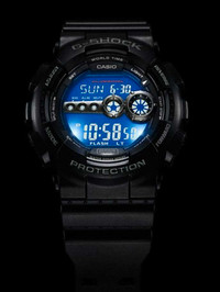 Casio Mens GD100-1BCR G-Shock X-Large Black Multi-Functional 