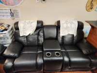 4 electric Leather reclining Sofa's with Electric Love Seat