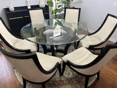 Dining Set with 6 Chairs, View more