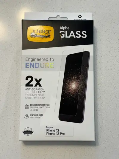 Otterbox Alpha Glass for iPhone 12/12 Pro, View more