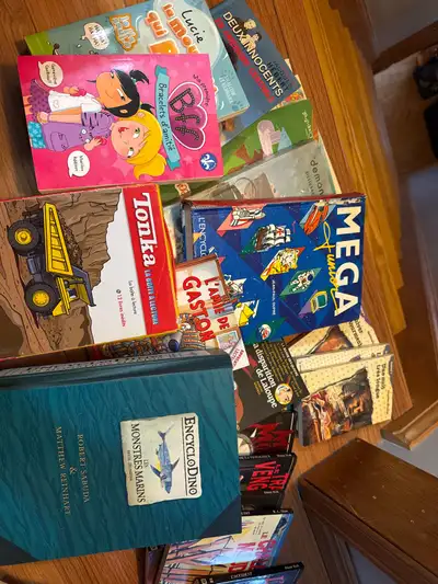French kids and teens books to give away, View more