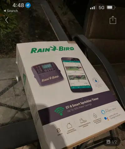 Rainbird ST 8 WiFi irrigation timer - WiFi sprinkler system timer Control your Sprinkler system via...