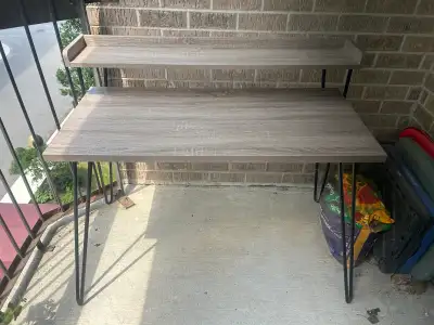 Desk with two levels, View more