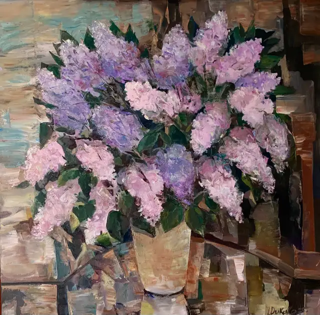 Flowers oil paintings in Arts & Collectibles in City of Toronto - Image 2