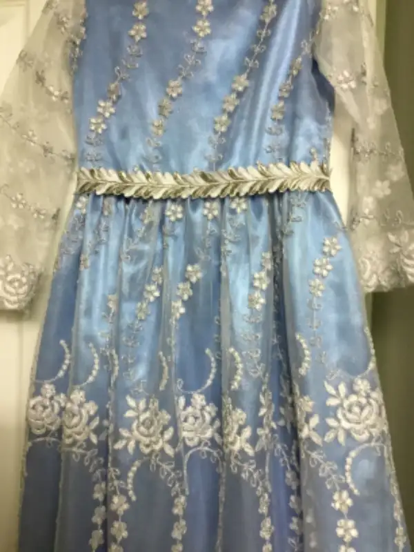 Blue and Silver Dress62863739352323121