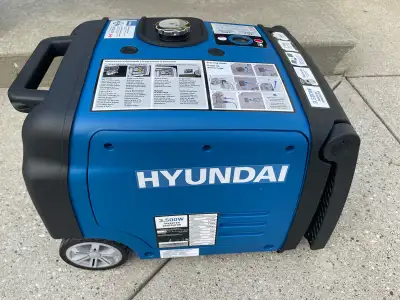 Inverter 3500 Watt Hyundai generator for sale. New condition. Runs excellent. Sold rv. Very quiet. M...