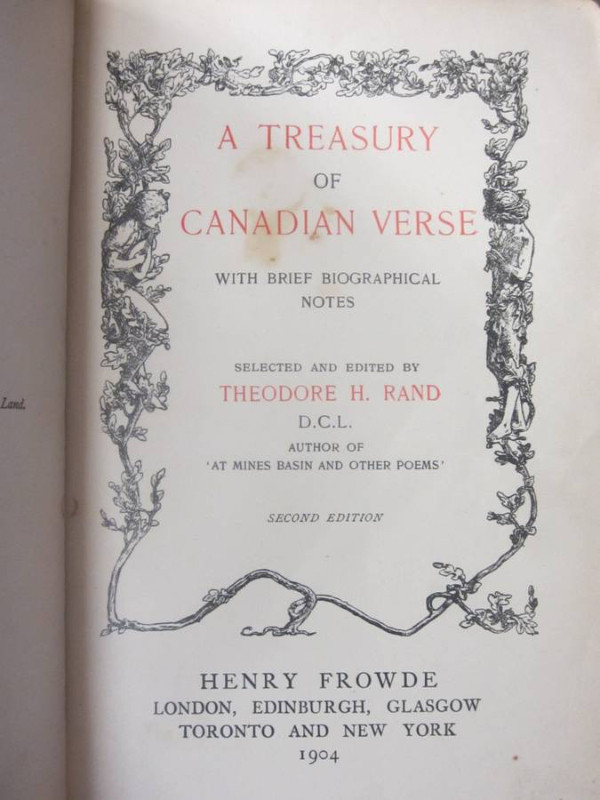 Treasury of Canadian Verse in Non-fiction in Comox / Courtenay / Cumberland - Image 2