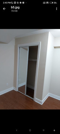 one room available in two bedroom basement