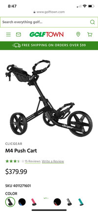 Clic gear golf cart